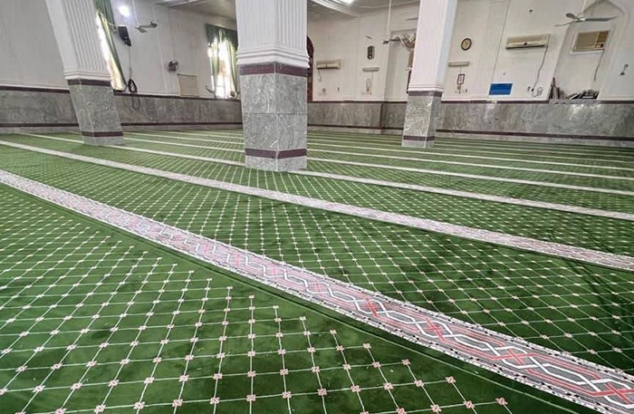 سجاد مسجد مخصص يحمل شعار المؤسسة