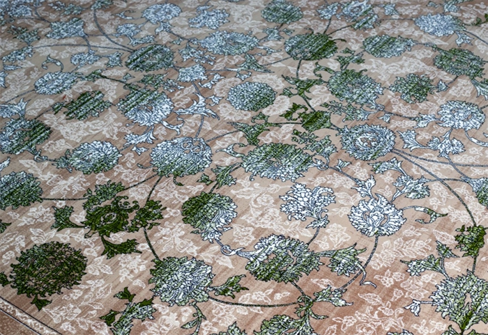 تصميم إسلِيمي في سجاد فارسي مخصص للتصدير